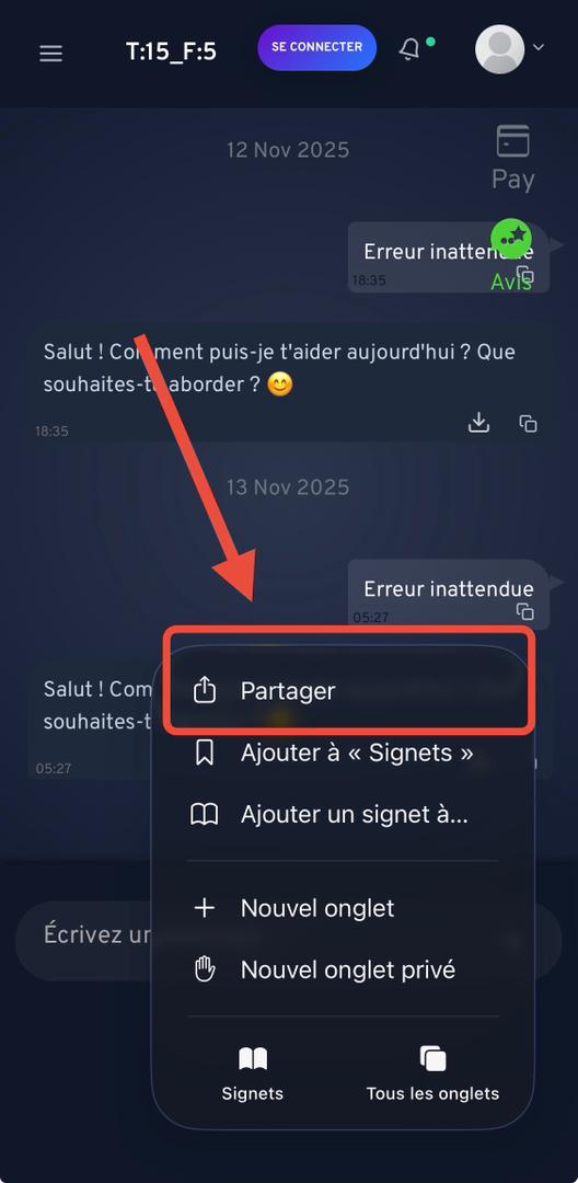 Étape 2